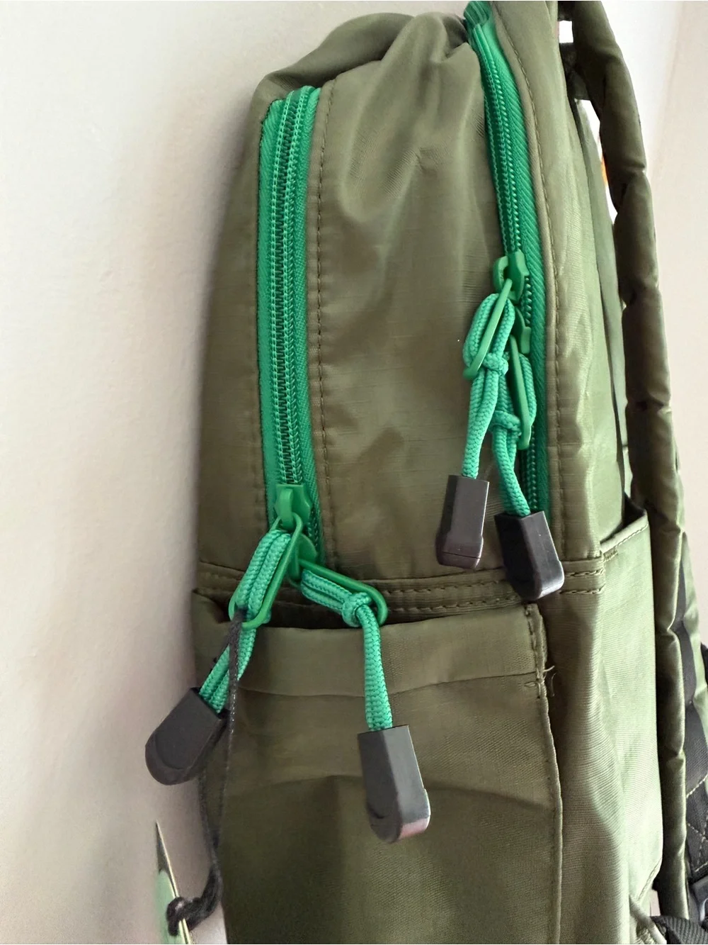 STATE Ripstop Kane Kids Travel Olive Diagonal Zipper Backpack